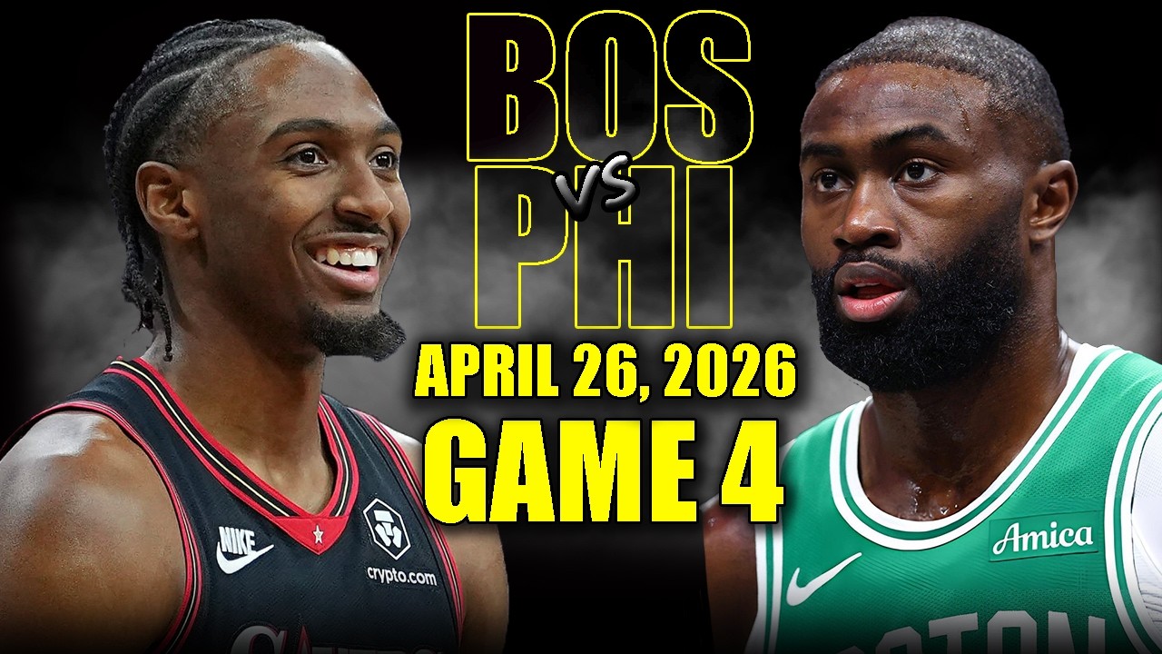 Boston Celtics vs Philadelphia 76ers Full Game 4 Highlights - April 26, 2026 | NBA Playoffs