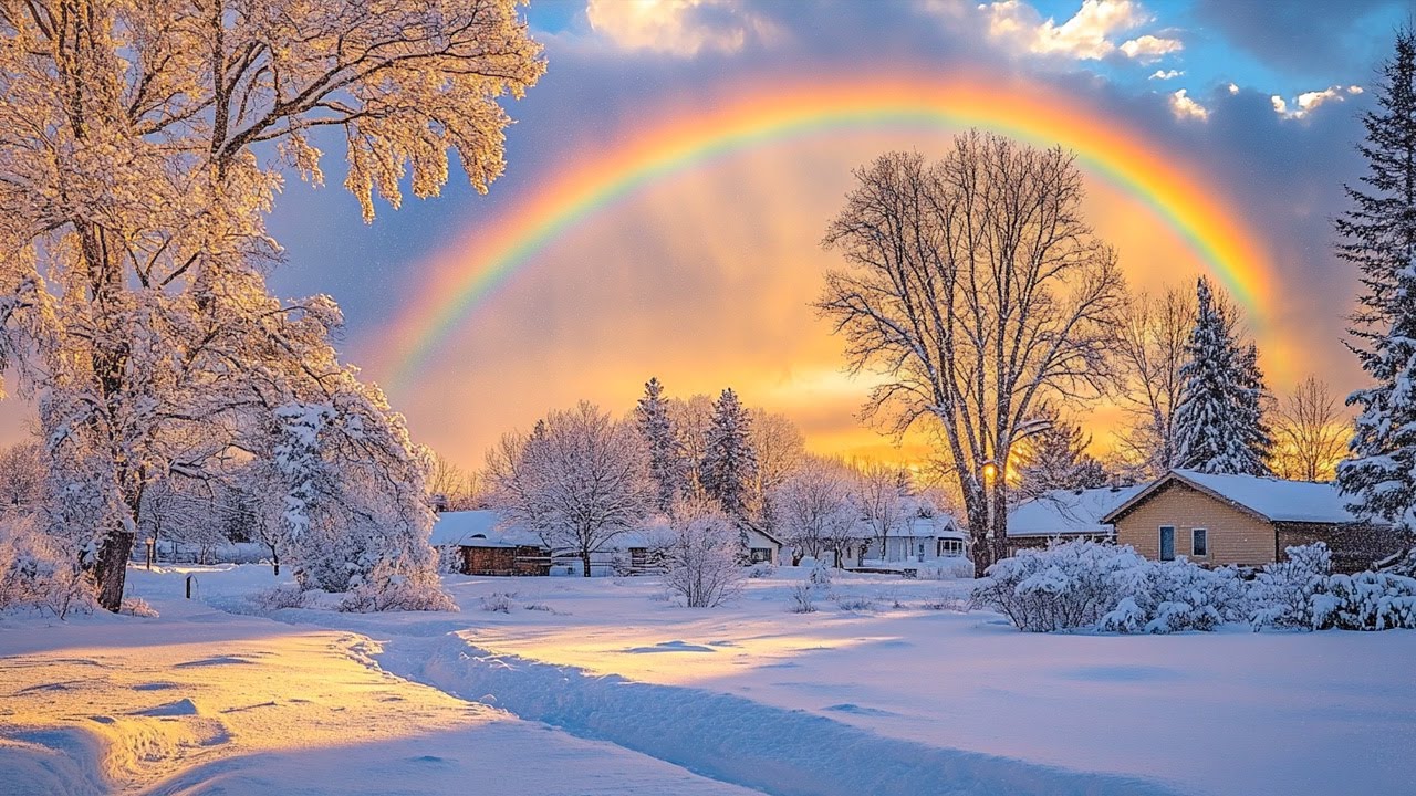 Beautiful Relaxing Music ❄️ Peaceful Winter Melodies for Deep Healing & Stress Relief❄️December Snow
