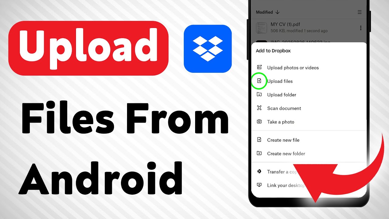 How To Upload Files To Dropbox From Android (Updated)