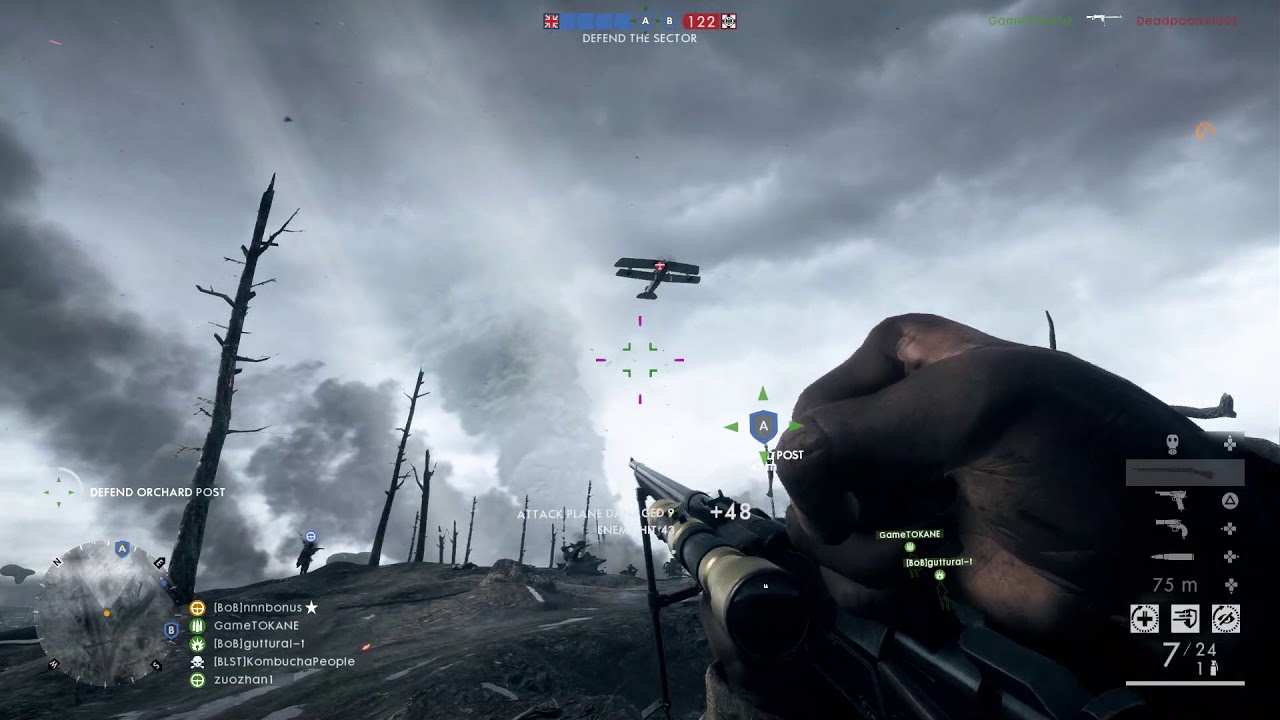 Battlefield 1 | Operations | Kaiserschlacht | 77-13 + 47-17 | Defense | Victory | MVP