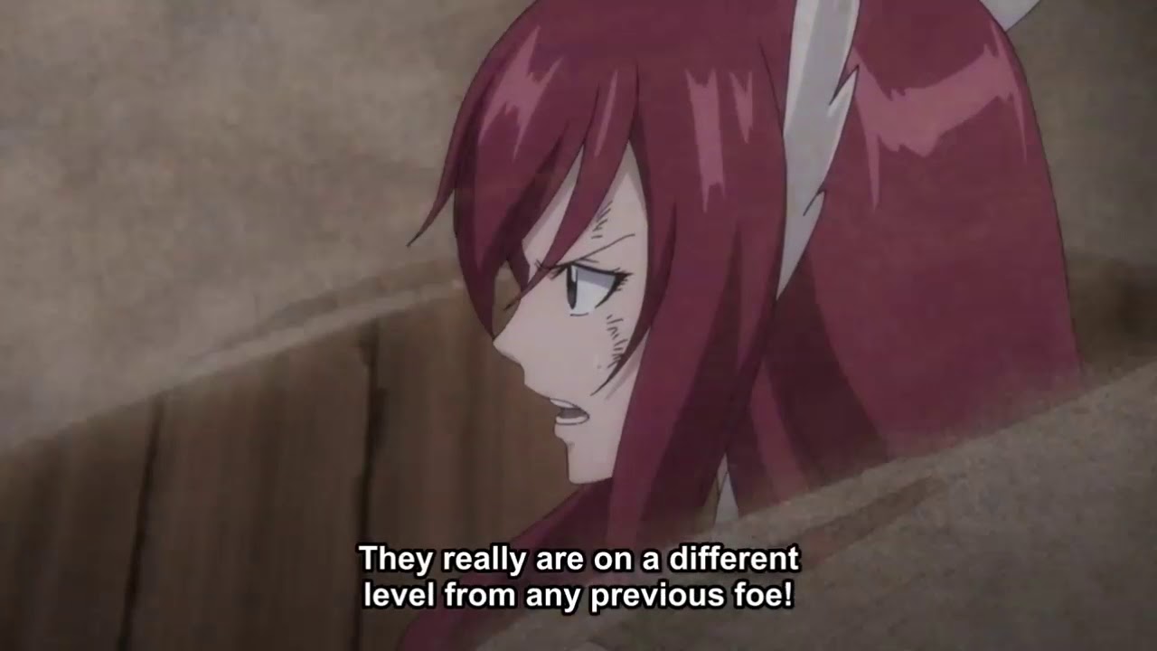 Erza defeats one of the 12 spriggan (ajeel) with the help of biska | Fairy tail (2018) episode 15
