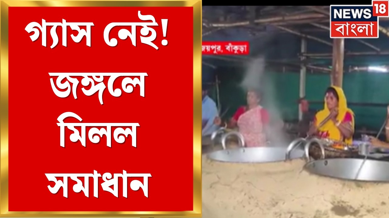 LPG News Today | গ্যাস সংকটে নতুন আশা! বাঁকুড়ার জয়পুরে শাল পাতাই আয়ের পথ | Bangla News