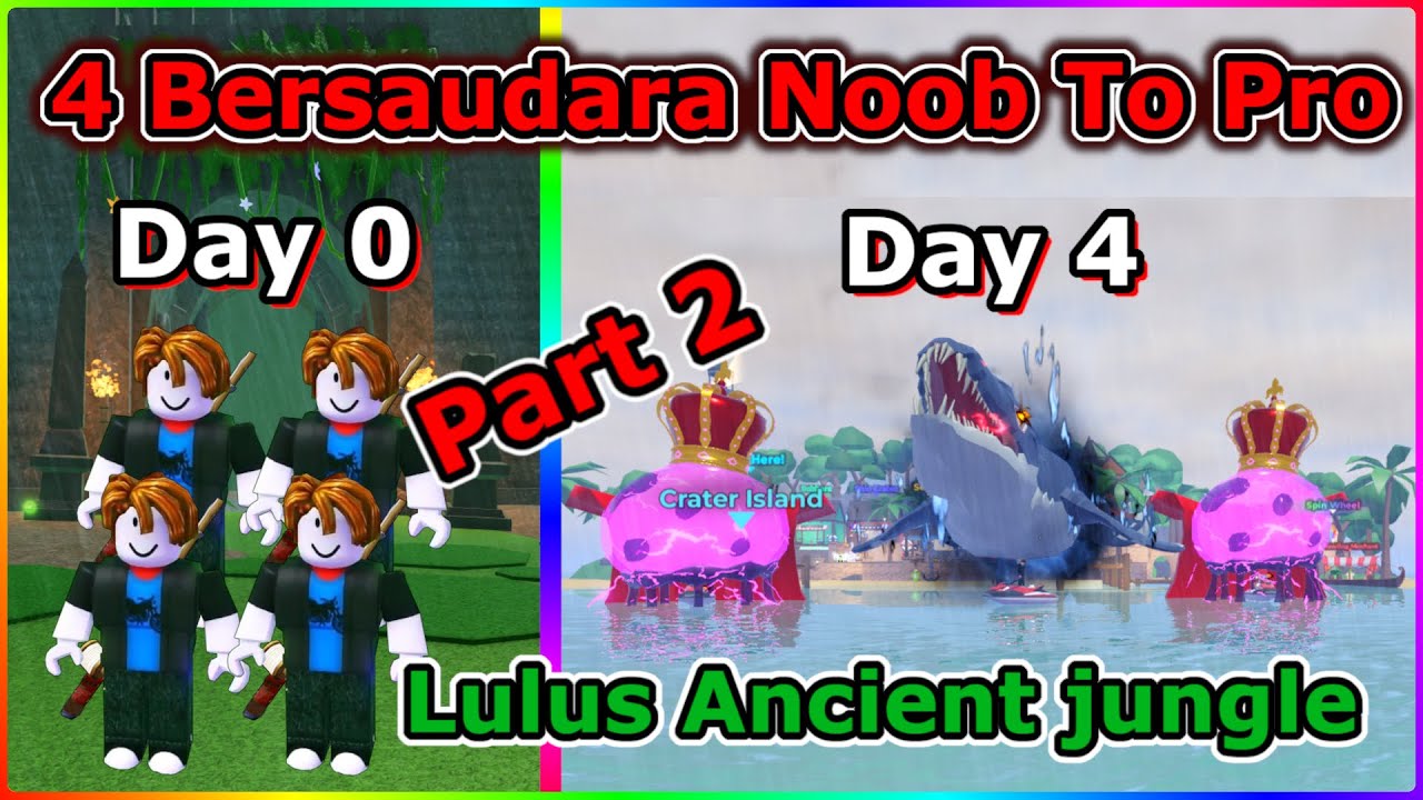 PART 2 ,,, dari NOOB sampai mendapatkan  elemet rod, dan diamond rod