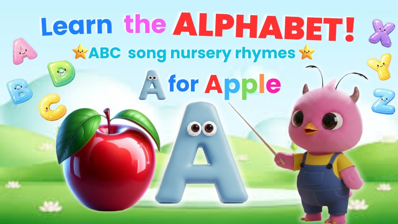 A for apple | अ से अनार | abcd | Abc phonics song nursery rhymes l Ep19