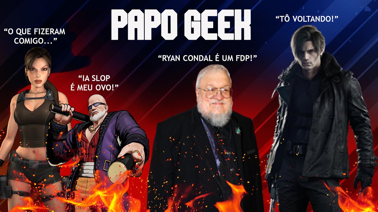 PG - FATAL FURY, AI SLOP NÃO SNK! + TOMB RAIDER, VSF AMAZON! + RE9, LEON TÁ BRABO! + MARTIN ON FIRE!