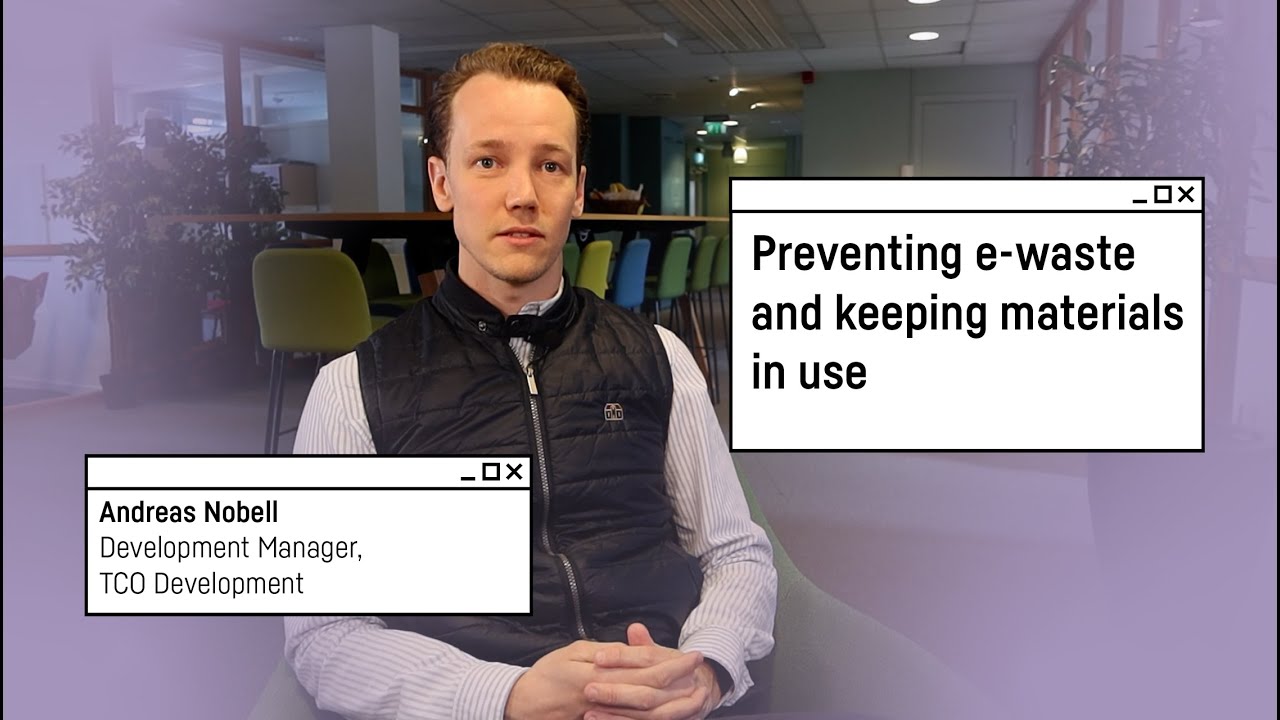 Andreas Nobell talks e-waste
