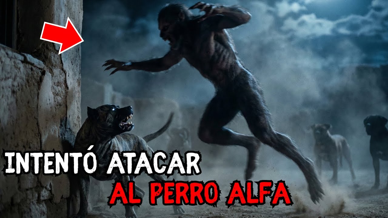 Fue Su Último Error...El Hombre Lobo Intentó Atacar al Perro Alfa y La Manada Lo Despedazó