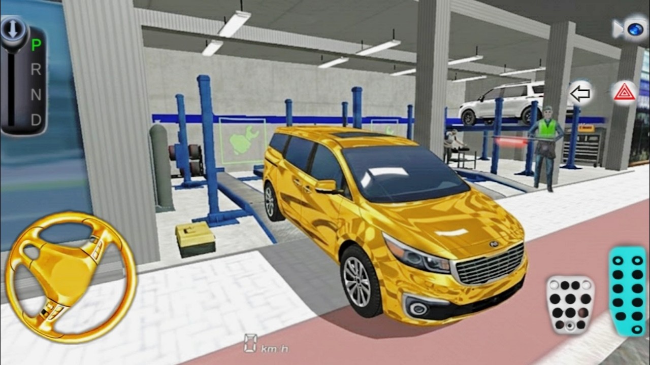 New Kia Carnival in Auto Repair Shop - 3D Driving Class 2026 - Car Game - Android Gameplay