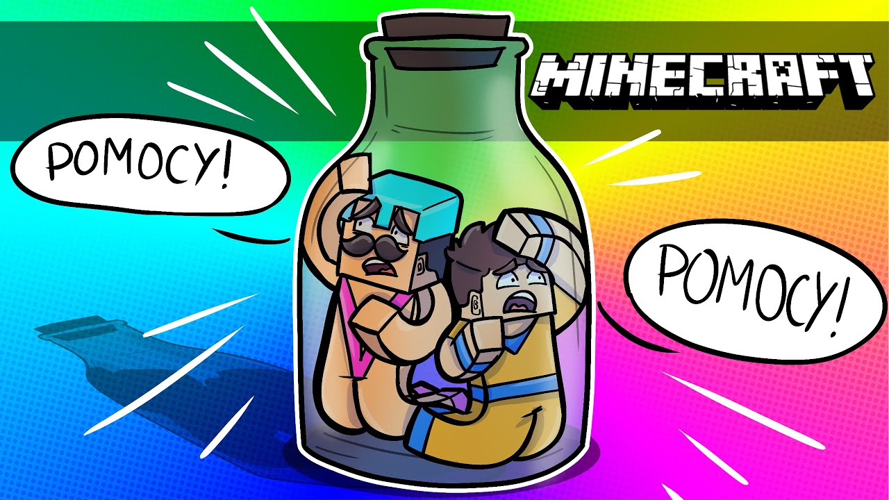 🔥 MINECRAFT, ALE ŻYJEMY W BUTELKACH! | MINECRAFT FUNNY MOMENTS