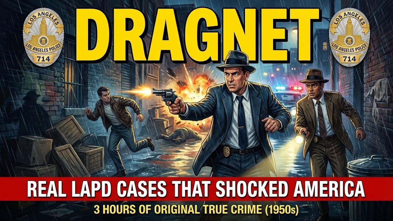 DRAGNET: Real LAPD Cases That Shocked America | 3 Hours (1950s True Crime)