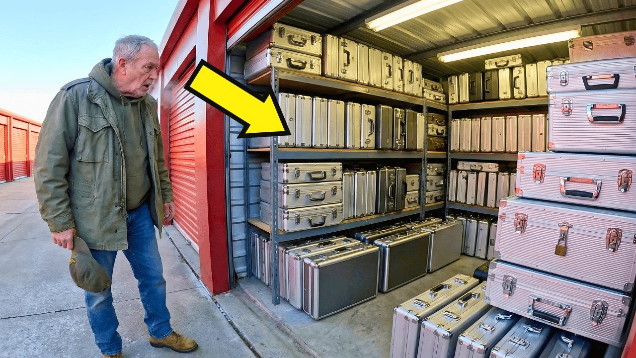 Retired Veteran Wins Storage Unit Full of Locked Cases… The Story Behind Them Left Me Speechless