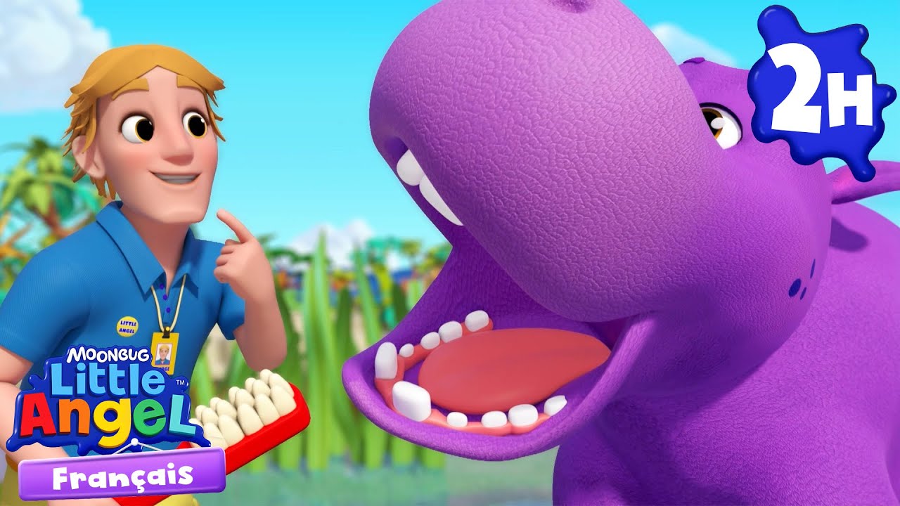 Chanson du brossage de dents 🪥 Bonnes habitudes avec Bébé John | Little Angel