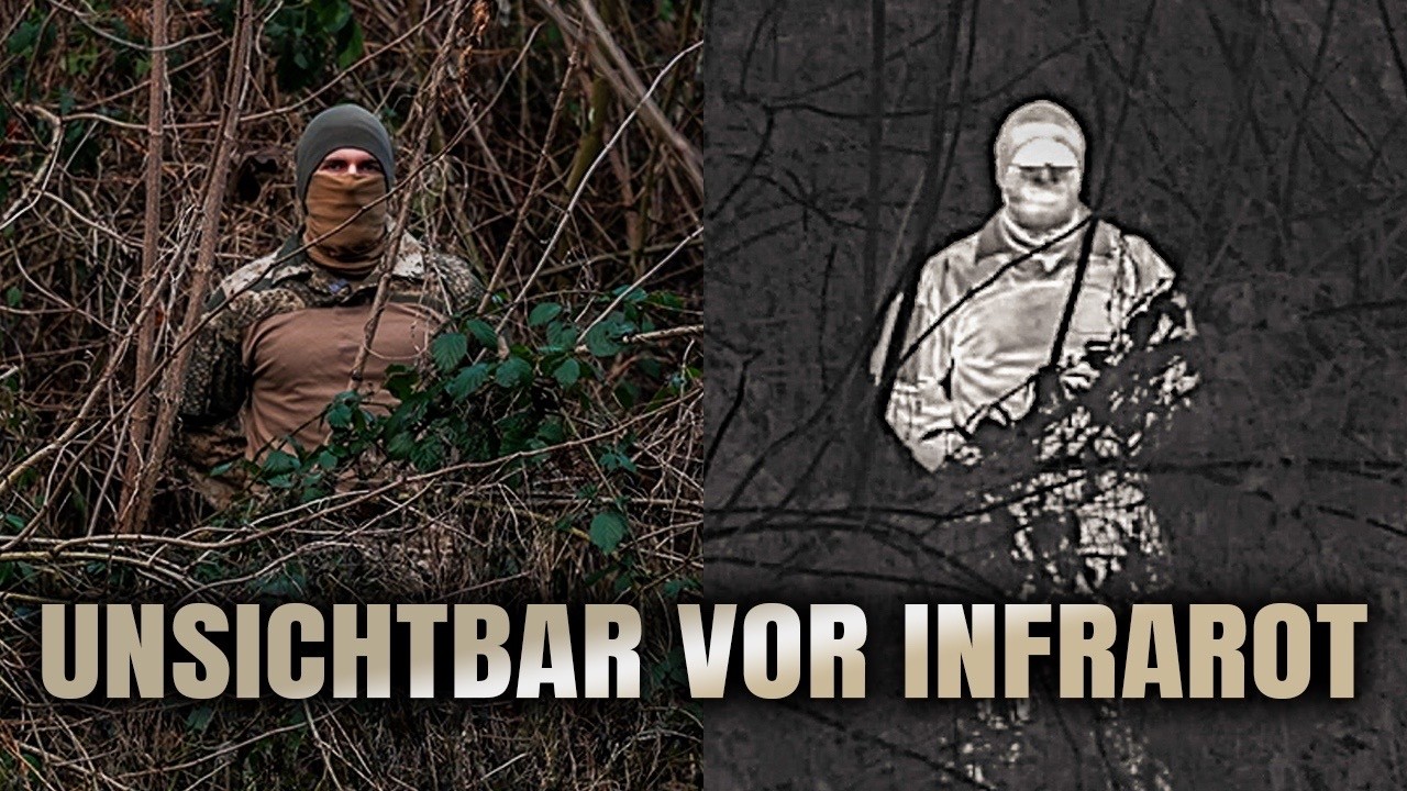 UNSICHTBAR vor WÄRMEBILD? Welche Ausrüstung funktioniert? (How to hide for thermal) | KUNI