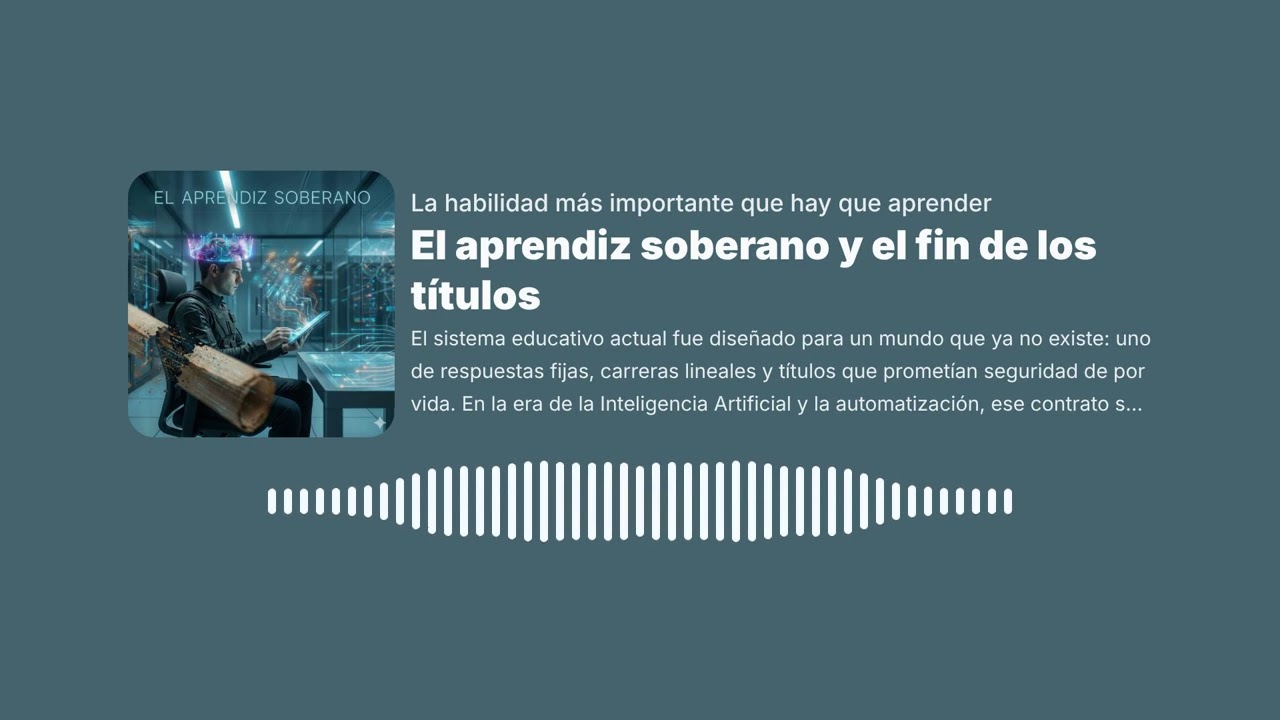 El Aprendiz soberano y el fin de los títulos