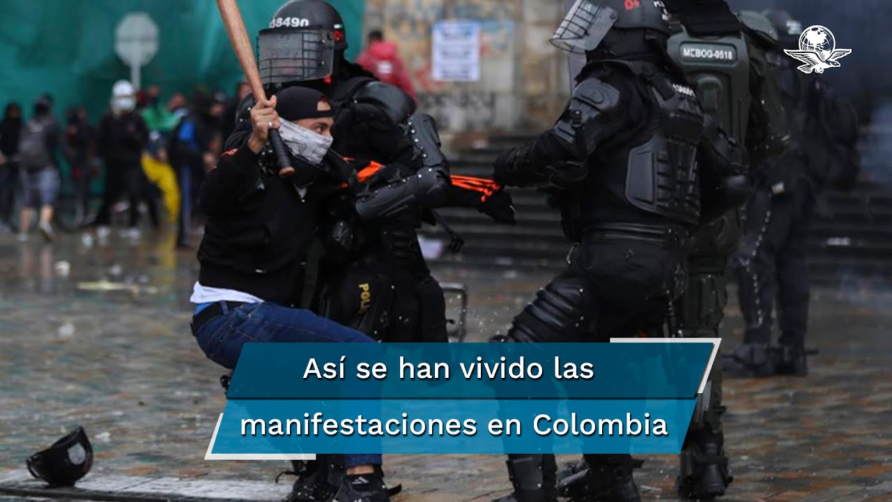 Protestas en Colombia: los videos más impactantes durante los enfrentamientos