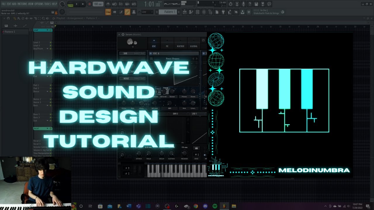 Hardwave Sound Design Tutorial (Basses/Leads/Plucks/Ambiences) + FREE Hardwave Presets