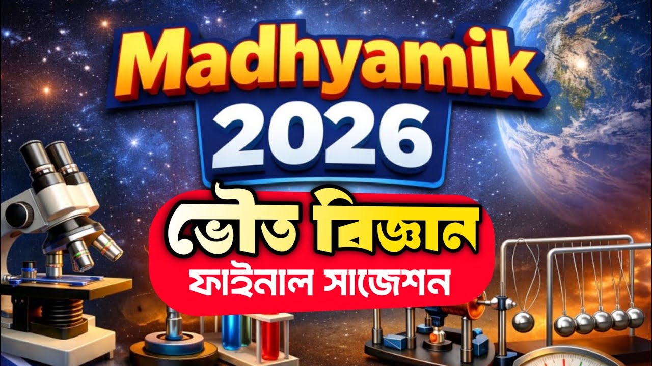 মাধ্যমিক ভৌতবিজ্ঞান ফাইনাল সাজেশন ২০২৬ || Madhyamik physical science last minute suggestion 2026 ||