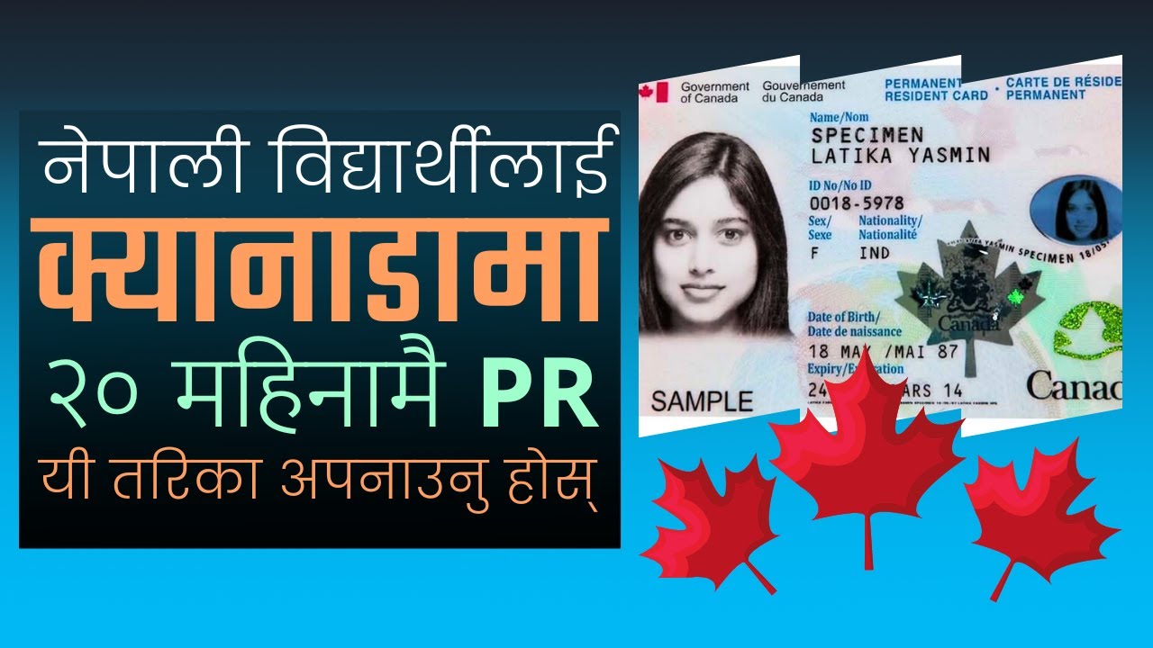क्यानाडामा २० महिनामै पीआर! यसो गर्नुस्...
