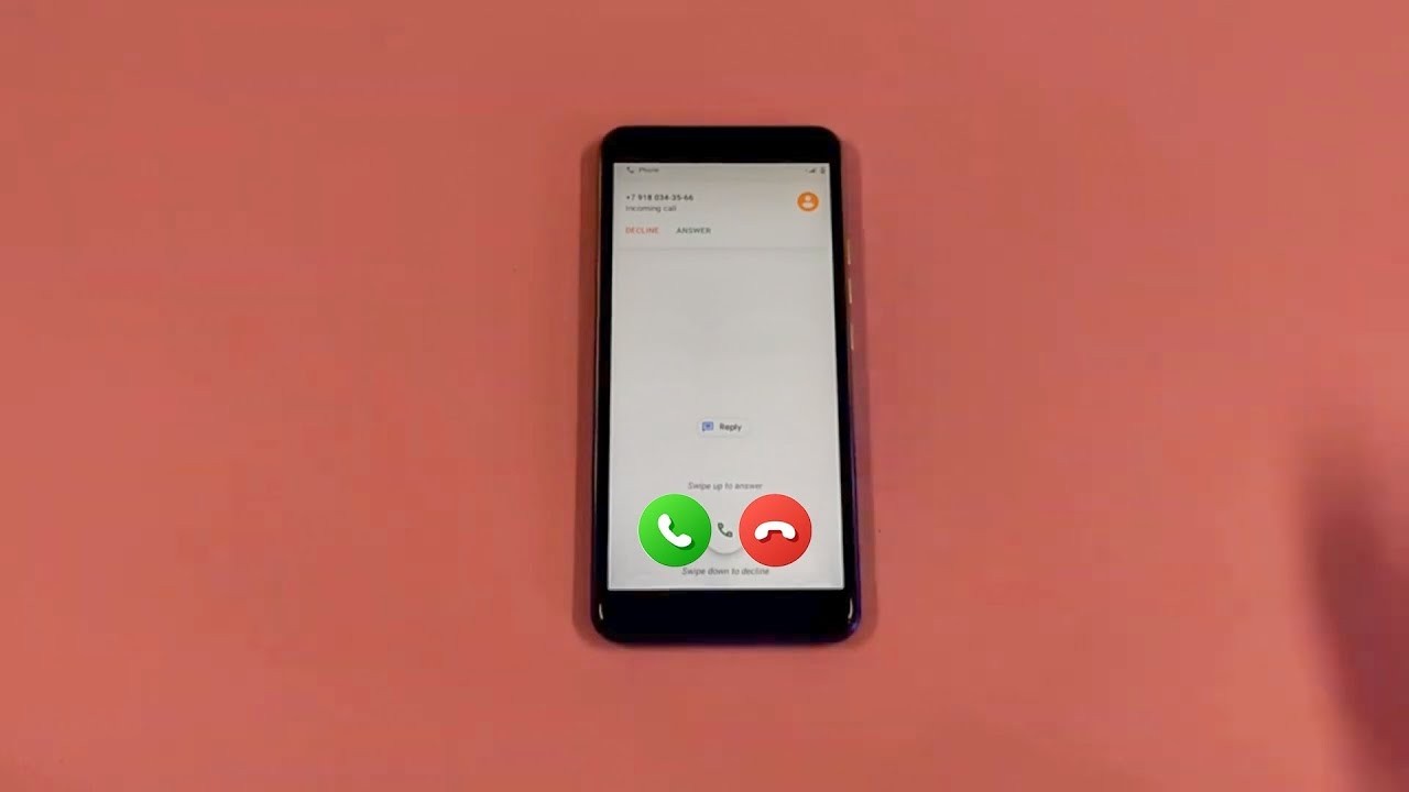 BQ 5565L Incoming Call