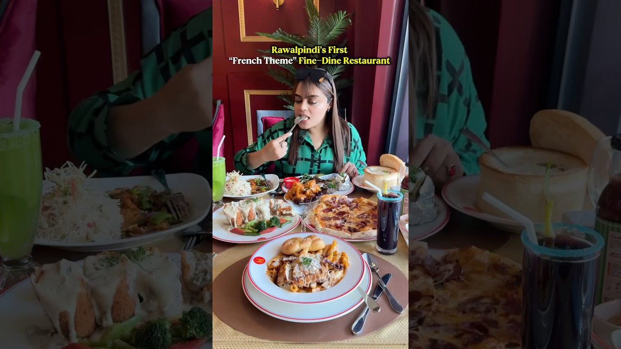 Rawalpindi&rsquo;s First French Theme Restaurant | Bahria Town Phase 7 | Bon Appetite #frenchfood #food