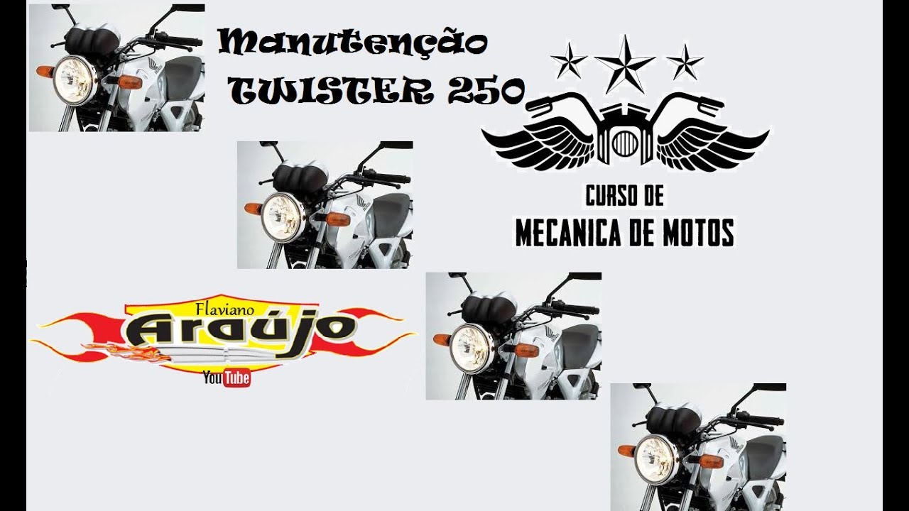 Como Fazer uma manutenção preventiva Twister 250 por Flaviano 1/2
