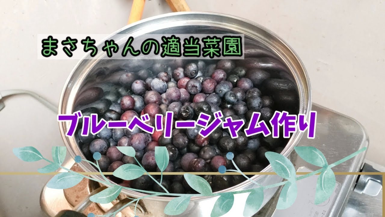 自家製ブルーベリージャムの作り方【 まさちゃんの適当菜園 】