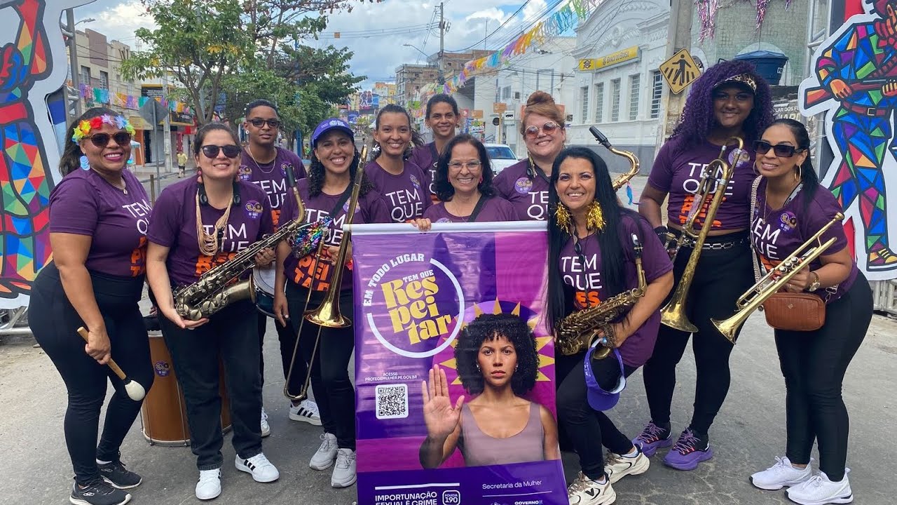 Orquestra 100% Mulher  - Bloco Tem Que Respeitar - Pesqueira/PE  no dia 17/02/2026