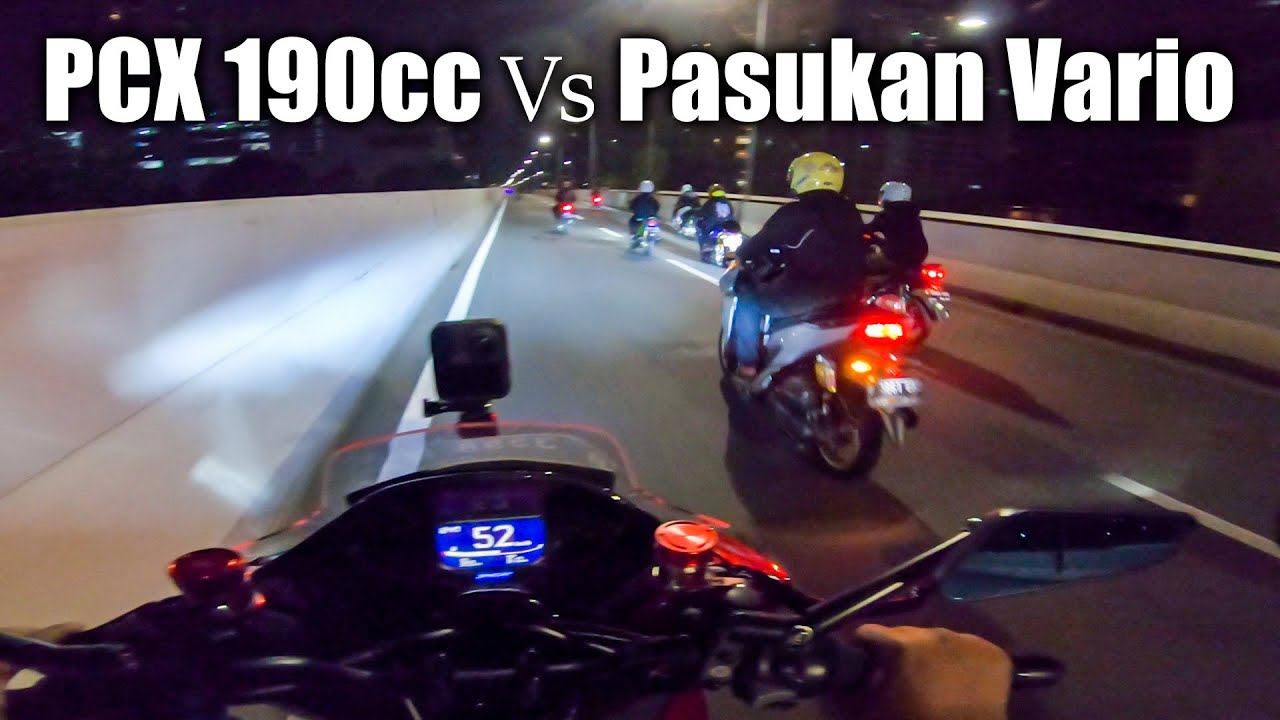 PCX 190cc Vs Pasukan Vario