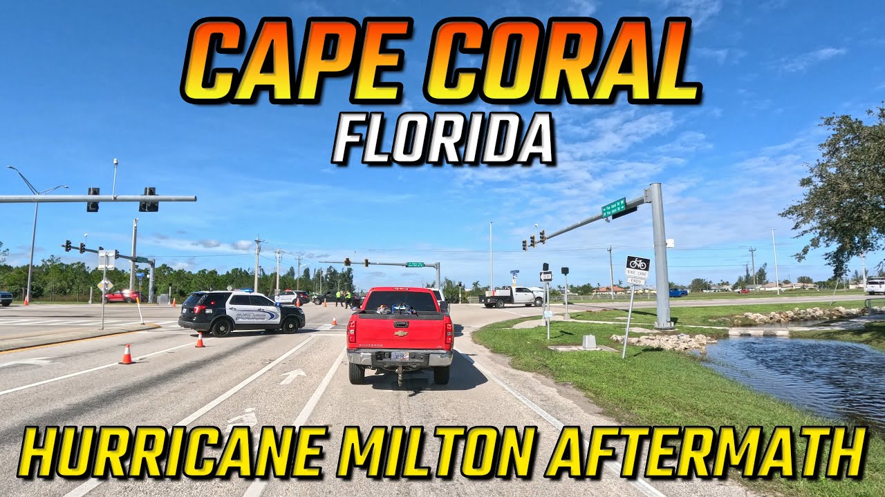 Cape Coral Florida Driving Through