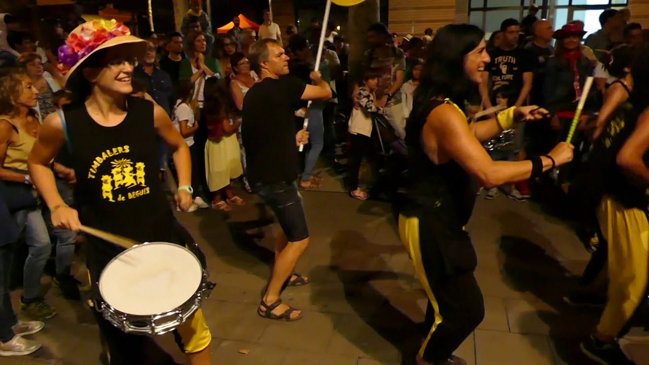 2 Timbalers de Begues al Correfoc de la Festa Major 2018