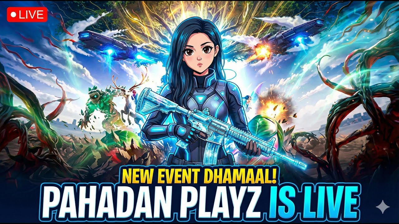 Bgmi live with pahadan #bgmi #girlgamer #livestream #bgmilive