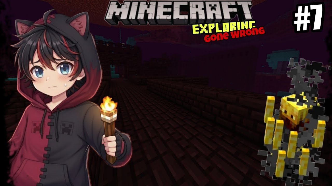 Nether Exploring || Gone Wrong ! || In Hindi || Ep 7