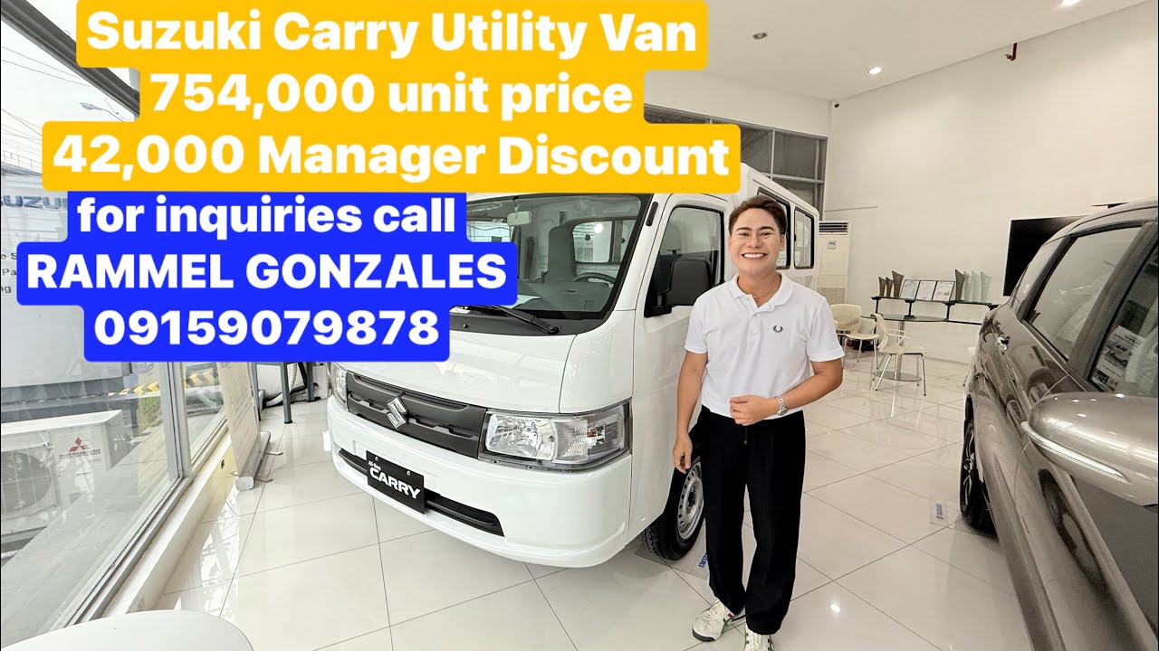 The best and cheapest business car for 2025 Suzuki carry utility van. #rammelgonzales 