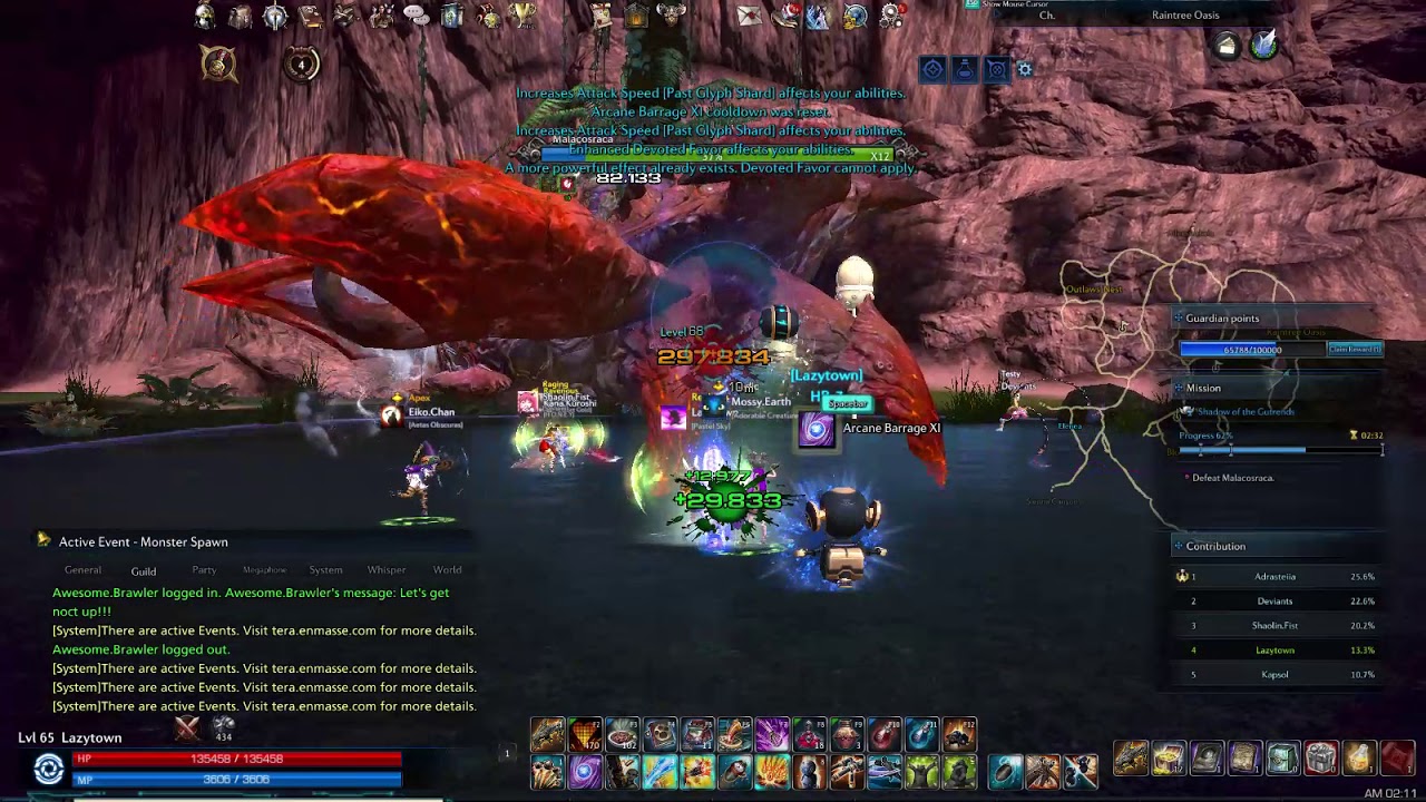 Never-ending arcane barrage/replenishment loop