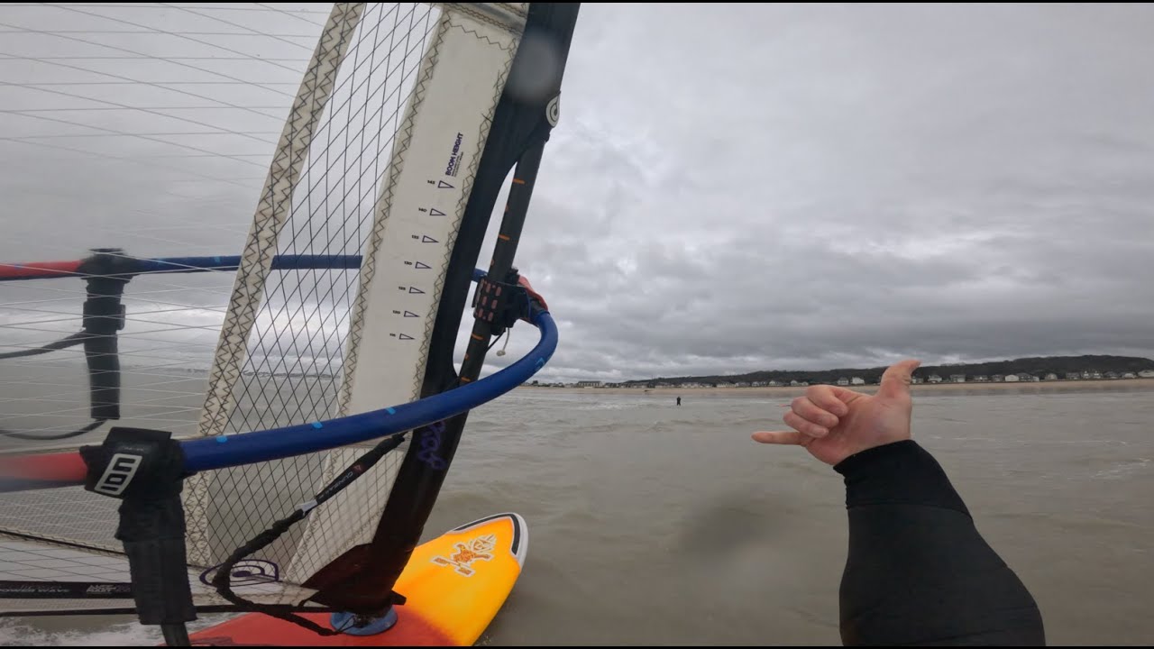 Jullouville windsurf session 22-01-2026