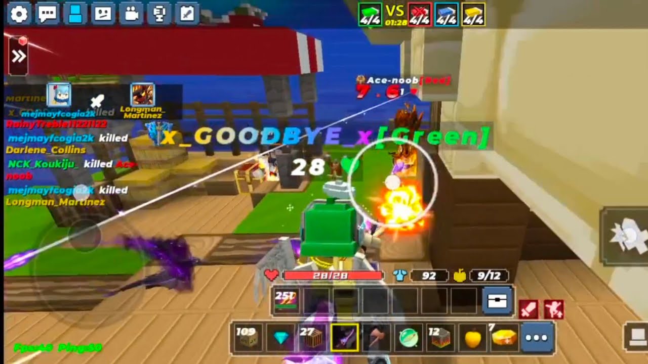Playing on VIP 10 account || BedWars BlockmanGo