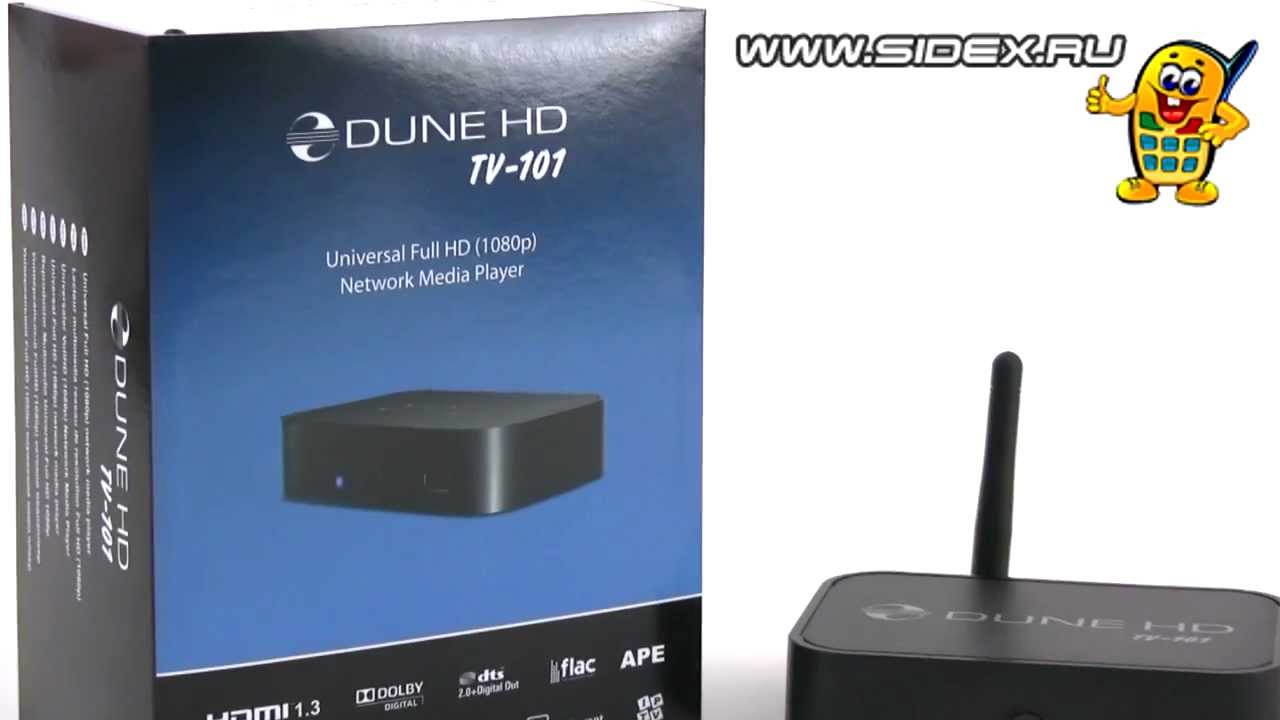 Sidex.ru: Видеообзор HD Media Player Dune HD TV-101w