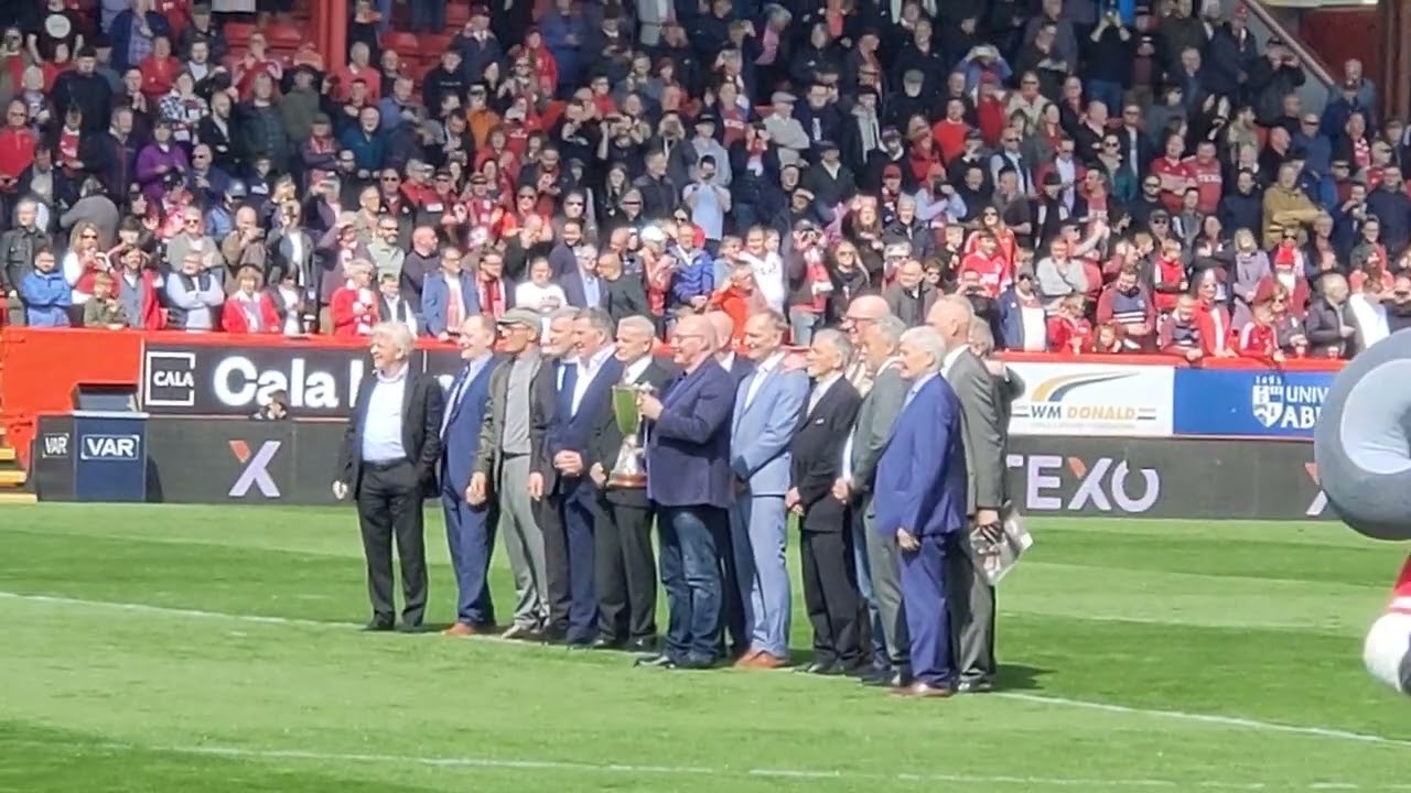 Aberdeen FC - 40 year Gothenburg 1983 anniversary.