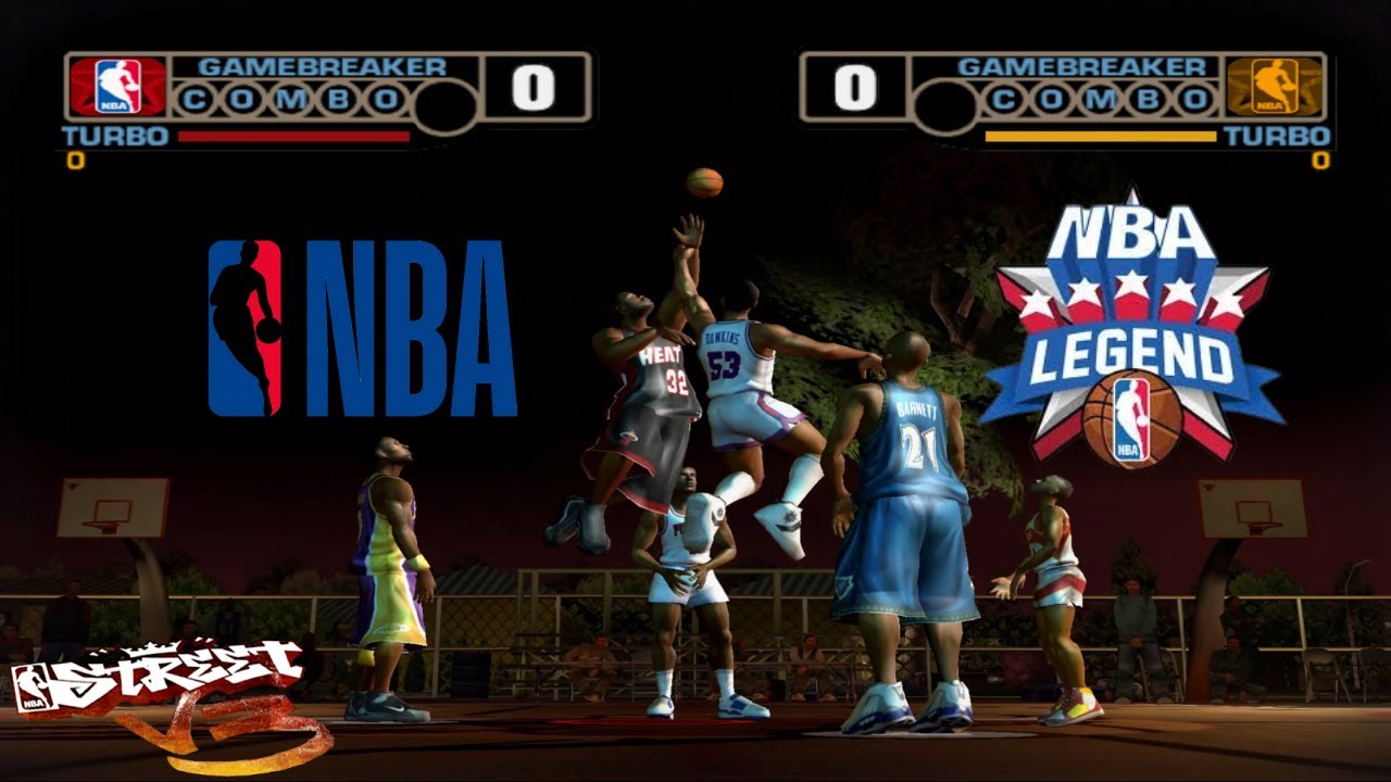 NBA Street V3: NBA Stars vs NBA Legends – PS2, Xbox, GameCube, PSP Gameplay