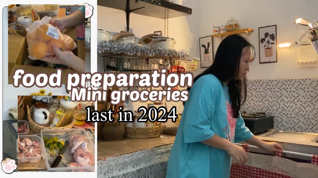 DailyVlog🌻 Food Prep, Mini Groceries, cleaning tiny kitchen 