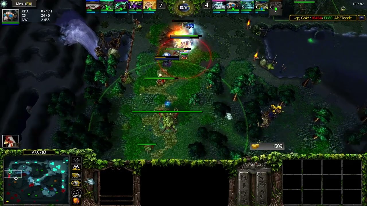 DotA 7.07a3 - Public game on Gyrocopter Comeback! #eurobattle.net #replay