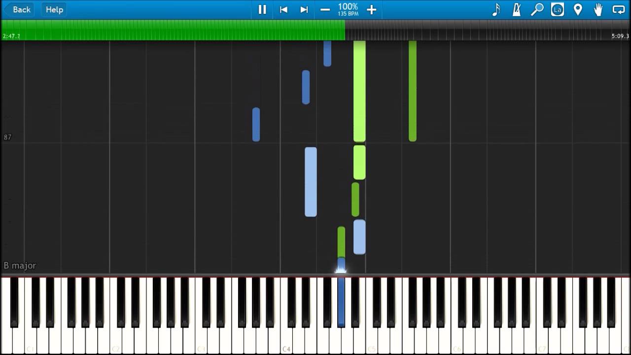 Tokyo Ghoul - Glassy Sky Tehishter Piano (with sheet music)