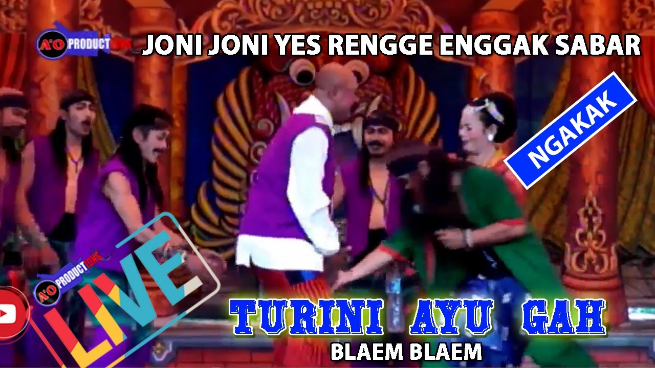 LUCU JONI JONI RENGGE SANDIWARA ANEKA TUNGGAL - ENGGAK NAHAN