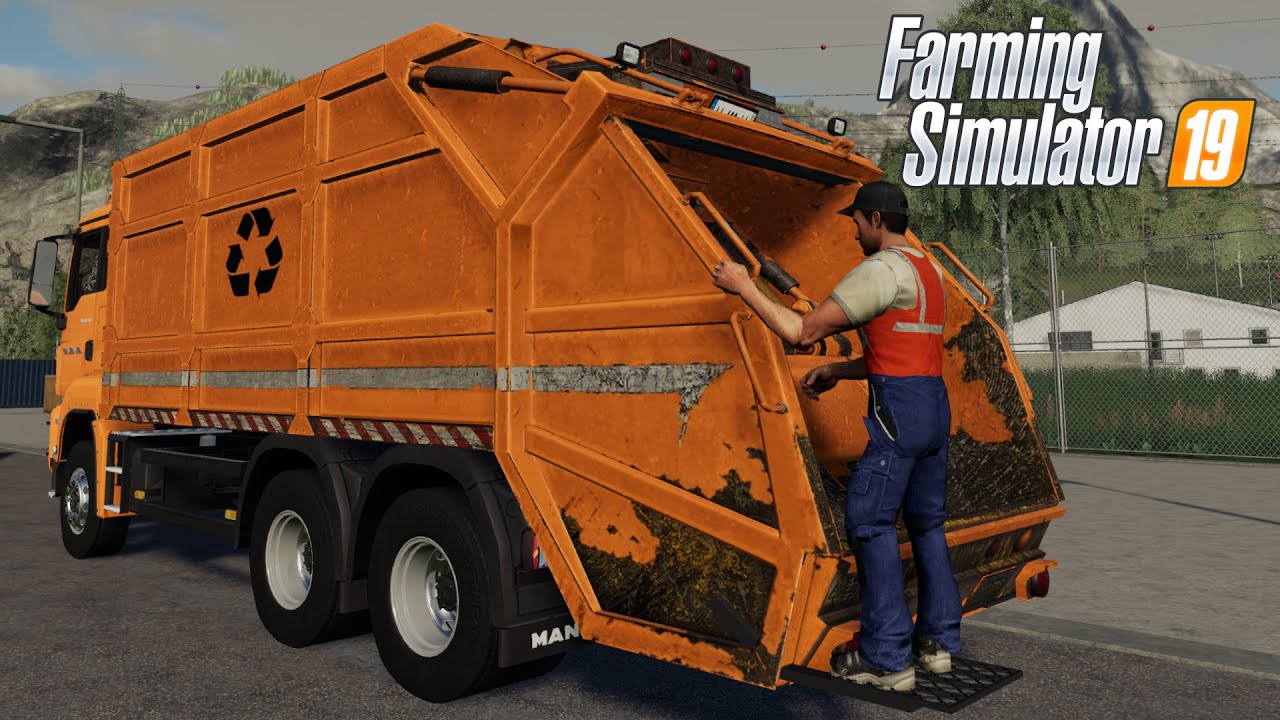 FS19 - MAN TGX GARBAGE TRUCK for ROLEPLAY - NEW TRUCK MOD for Farming Simulator 2019