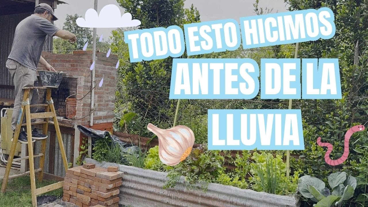 🔥 Hacemos un Fogon y cosechamos ajos antes de la lluvia - Una Casa Entre El Campo Y La Ciudad