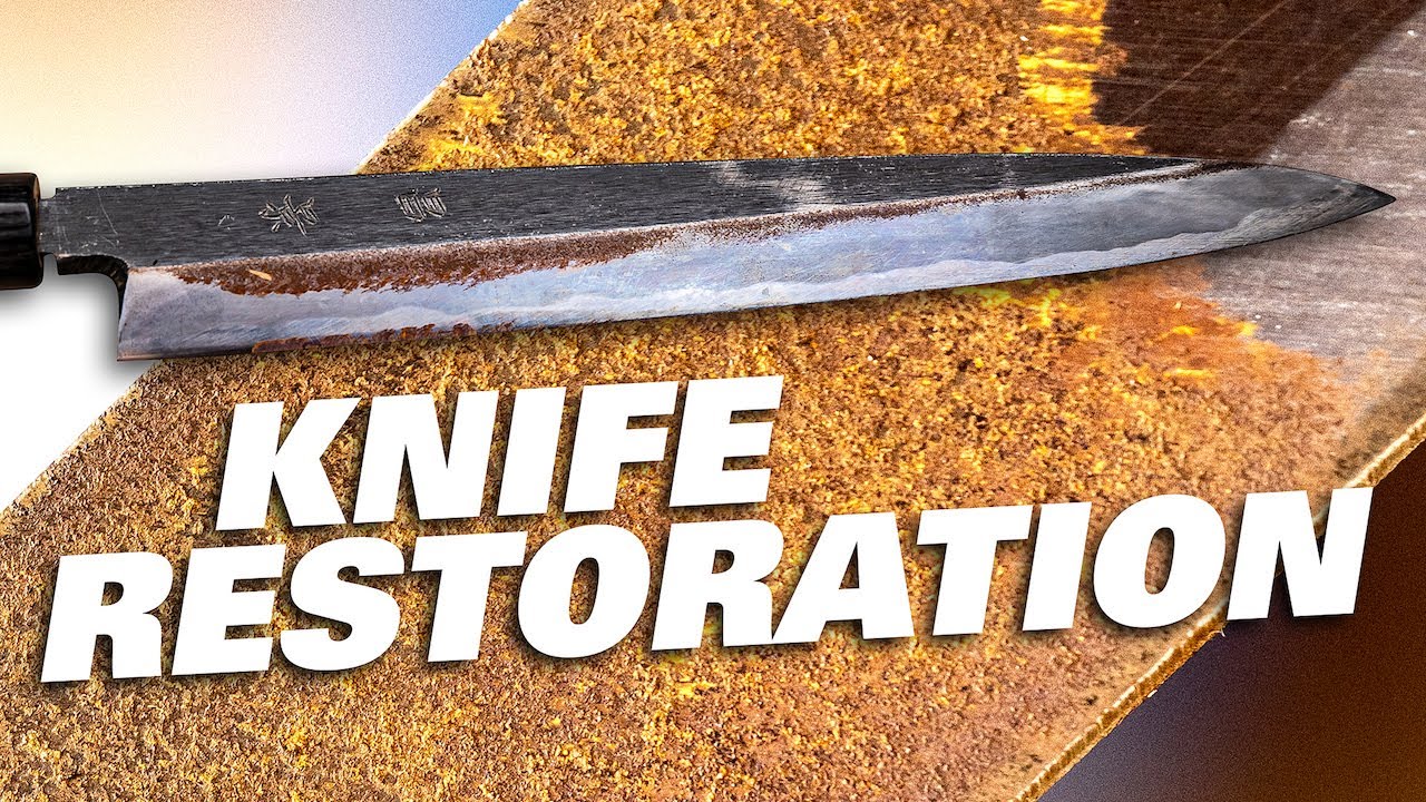 Restoring Mike's Rusty, Neglected Yanagiba - Japanese Knife Repair