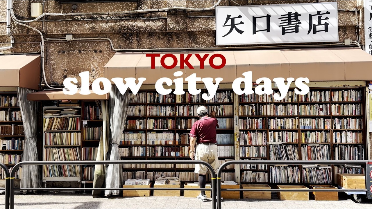 slow days in tokyo | jimbocho mornings, perfect days locations & city walks