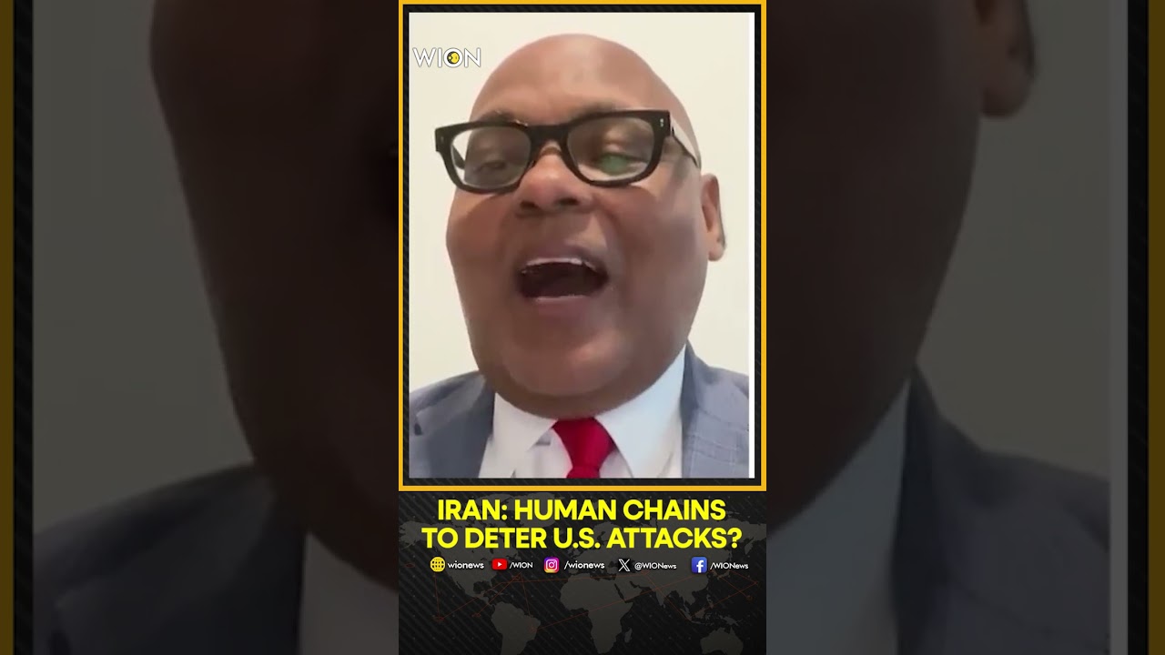 Iran Secures Power Plants With Human Chains - Will US Still Attack? | WION Shorts