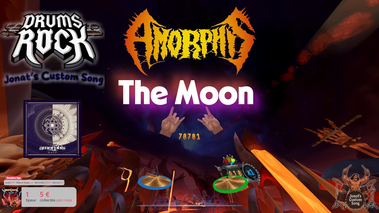 Amorphis – The Moon | ATMOSPHERIC METAL VR Drum Cover 🥁🌙 (Drums Rock VR)