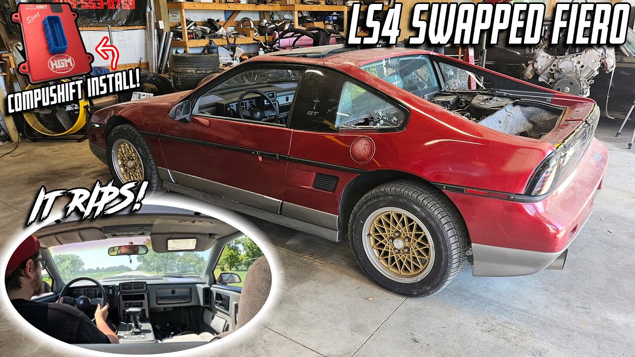 LS4 Swapped Pontiac Fiero RIPS Now! CompuShift Is A GAMECHANGER!